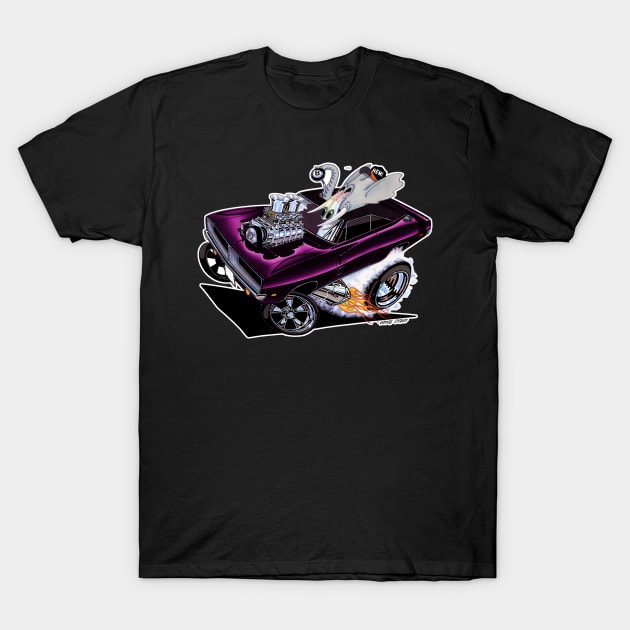 FULL CHARGE Plum 69 Charger T-Shirt by vincecrain